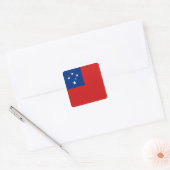 Samoa Flag Sticker (Envelop)