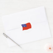 Samoa Flag Sticker (Envelop)