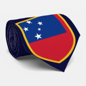 Samoa Flag Stropdas (Opgerold)