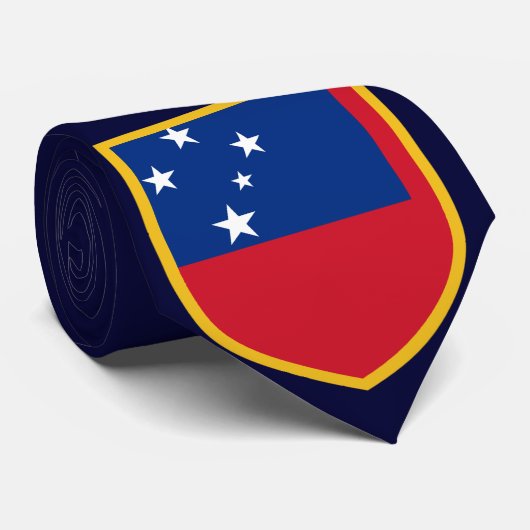 Samoa Flag Stropdas (Opgerold)