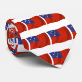 Samoa Flag Stropdas (Opgerold)