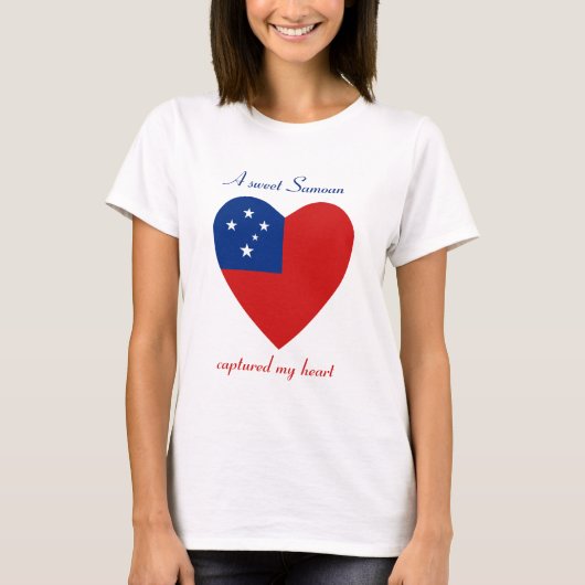Samoa Flag Sweebaby T-Shirt (Voorkant)