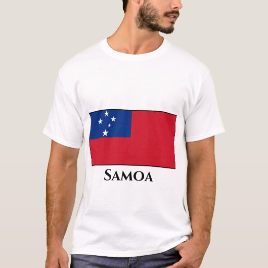 Samoa Flag T-shirt (Voorkant)