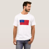 Samoa Flag T-shirt (Voorkant volledig)