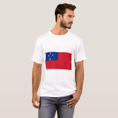 Samoa Flag T-shirt (Voorkant volledig)