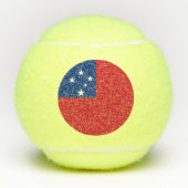 Samoa Flag Tennisballen (Voorkant)