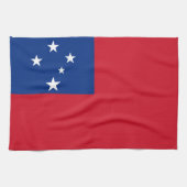 Samoa Flag Theedoek (Horizontaal)