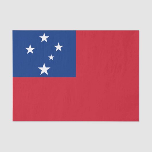 Samoa Flag Tissuepapier (Voorkant)