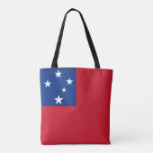 Samoa Flag Tote Bag (Achterkant)