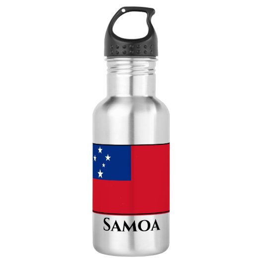 Samoa Flag Waterfles (Voorkant)