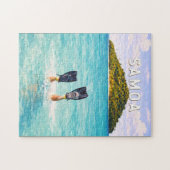 Samoa Illustratie Reis Kunst Vintage Legpuzzel (Horizontaal)