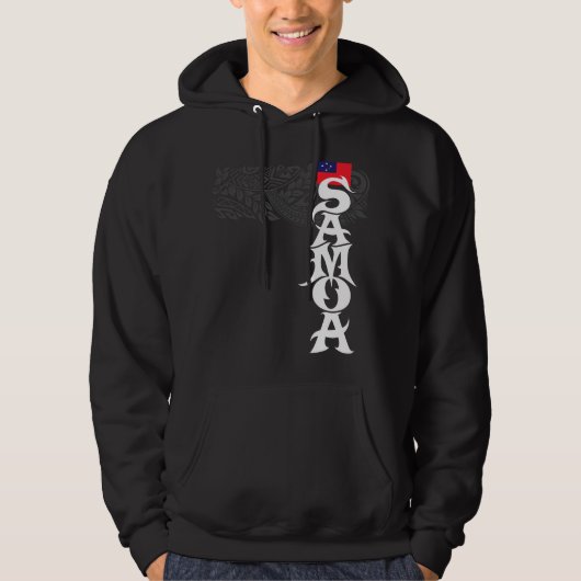 Samoa Island Polynesian Samoan Hoodie (Voorkant)