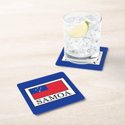 Samoa Kartonnen Onderzetters (Insitu)
