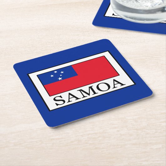 Samoa Kartonnen Onderzetters (Schuin)