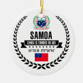 Samoa Keramisch Ornament (Voorkant)