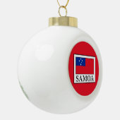 Samoa Keramische Bal Ornament (Links)