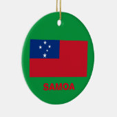 Samoa-kerstversiering Keramisch Ornament (Rechts)