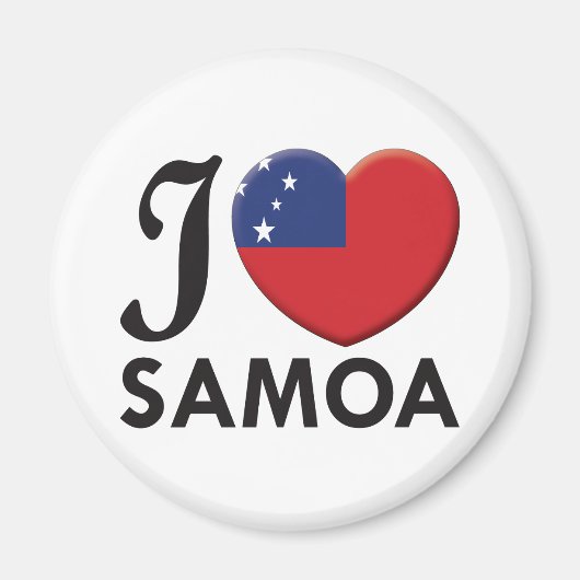 Samoa Liefde Magneet (Voorkant)