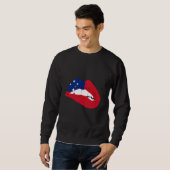 Samoa Lip Samoan Vlag Samoan Pride Samoan Roots Trui (Voorkant volledig)
