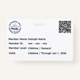 SAMOA Membership Card Badge
