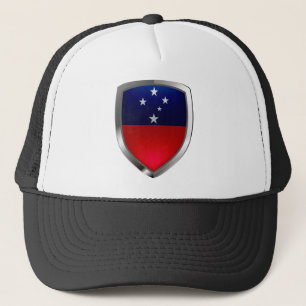 Samoa Metallic Emblem Trucker Pet