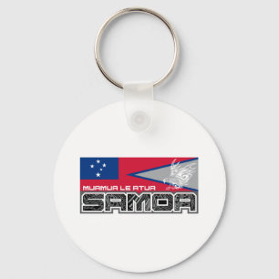 Samoa Muamua Le Atua - Amerikaanse Samoa / Samoa F Sleutelhanger