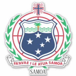 Samoa - nationaal wapenschild sticker