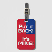 Samoa National Flag Funny Patriotic Bagagelabel (Voorkant (verticaal))