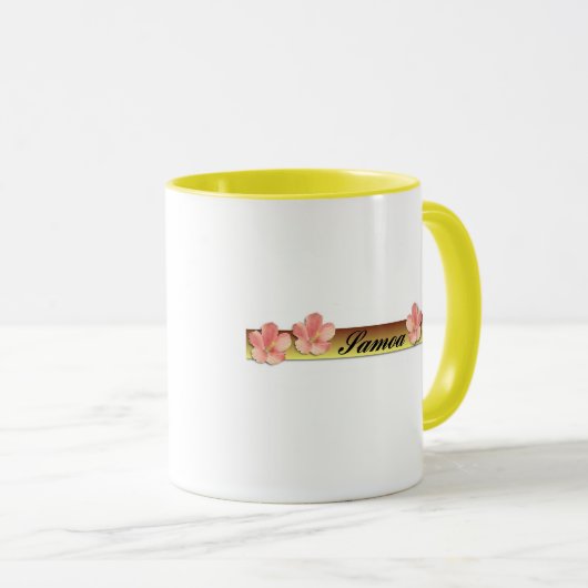 Samoa op Gold Bar Mok (Voorkant rechts)