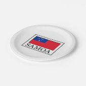 Samoa Papieren Bordje (Gekanteld)