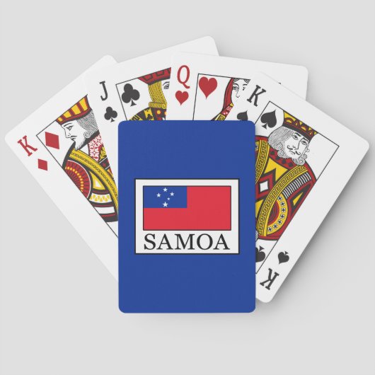 Samoa Pokerkaarten (Achterkant)