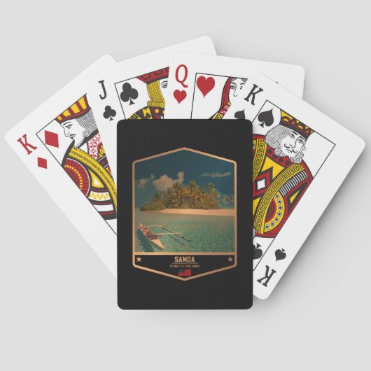 Samoa Pokerkaarten (Achterkant)