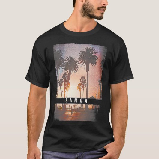 Samoa Polynesische Strand Mannen Vrouwen Jeugd Kin T-shirt (Voorkant)