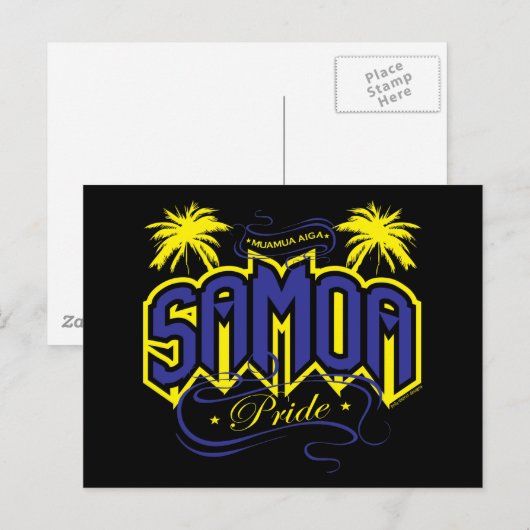 Samoa Pride Briefkaart (Voorkant / Achterkant)