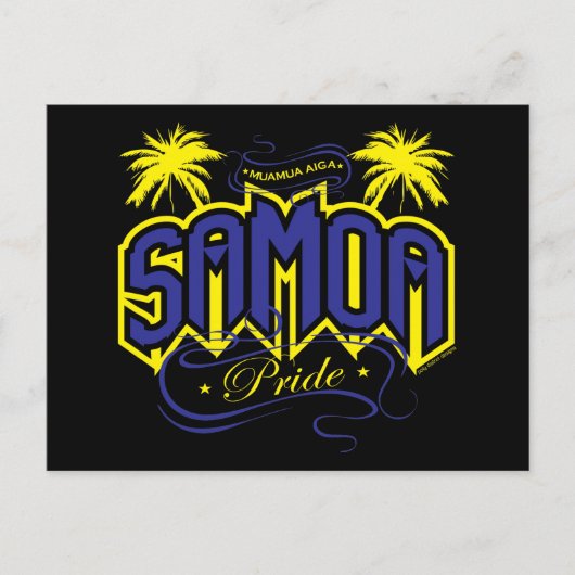 Samoa Pride Briefkaart (Voorkant)
