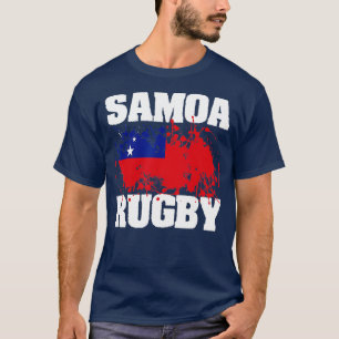 Samoa Rugby Samoan Flag Pride Mannen Vrouwen Gift  T-shirt