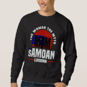 Samoa Samoaanse Samoa Vlag Moederdag Trui (Voorkant)