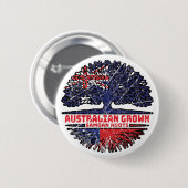 Samoa Samoan Australian Australia Tree Roots Flag Ronde Button 5,7 Cm (Voorkant /achterkant)
