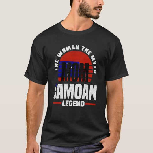 Samoa Samoan Samoa Flag Mothers Day T-shirt (Voorkant)