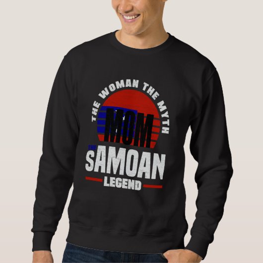 Samoa Samoan Samoa Flag Mothers Day Trui (Voorkant)