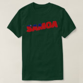 Samoa stijl retro souvenir 2 t-shirt (Design voorkant)