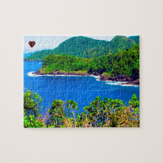 Samoa strand scène legpuzzel (Horizontaal)