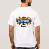 Samoa Surf Ava (goud/blauw) T-shirt (Achterkant)