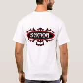 Samoa Surf Ava (rood/zwart) T-shirt (Achterkant)