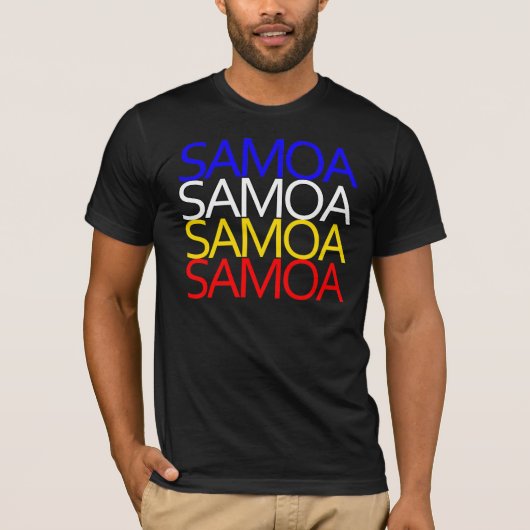 Samoa-t-shirt T-shirt (Voorkant)
