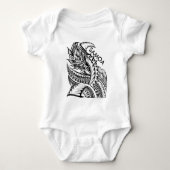 SAMOA Tribal Island Design Romper (Voorkant)