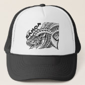 SAMOA Tribal Island Design Trucker Pet (Voorkant)