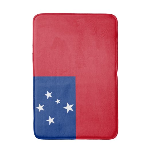 Samoa Vlag Badmat (Voorkant Verticaal)