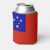 Samoa-vlag Blikjeskoeler (Blikje Achterkant)