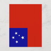 Samoa-vlag Briefkaart (Voorkant)
